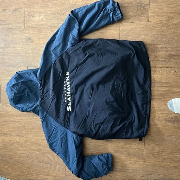 Vintage Reebok Seattle Seahawks Reversible Coat mens XXL - Picture 6 of 7
